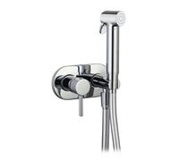Set Rubinetto Miscelatore a Incasso Tondo con Shut Off e Supp Dh Cromo