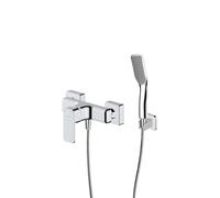 Set rubinetto per doccia Oltens Hadsel 33006100, supporto per doccetta Oltens Hald 37403100, 37200100, 37111100