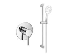 Set rubinetto per doccia Oltens Molle 33100100, asta doccia Oltens Alling 37300100, 37101110, 39302100, 37201100