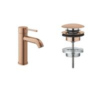 Set rubinetto per lavabo Grohe Essence 23590DL1, tappo per lavabo Grohe 65807DL0