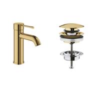 Set rubinetto per lavabo Grohe Essence 23590GL1, tappo per lavabo Grohe 65807GL0