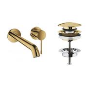 Set rubinetto per lavabo Grohe Essence New 19967GL1, tappo per lavabo Grohe 65807GL0