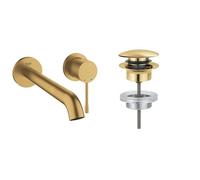 Set rubinetto per lavabo Grohe Essence New 19967GN1, tappo per lavabo Grohe 65807GN0