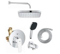 Set rubinetto per vasca e doccia Grohe Start Flow 29117000, soffione doccia Grohe Vitalio Comfort 26695000, 27851000, 26962001, 2639710E, 28741002