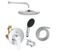 Set rubinetto per vasca e doccia Grohe Start Flow 29117000, soffione doccia Grohe Vitalio Start Shower System 26815000, 27851000, 26962001, 27940001, 28741002