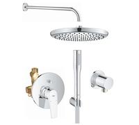 Set rubinetto per vasca e doccia Grohe Start Flow 29117000, soffione doccia Grohe Vitalio Start Shower System 26815000, 27369000, 27851000, 26963001