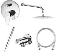 Set rubinetto per vasca e doccia Hagser Della HGR40000034, soffione doccia Hagser Mila HGR12000037, HGR14000037, HGR11000037, HGR70000037, HGR15000037