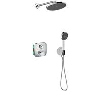 Set rubinetto per vasca e doccia Hansgrohe Ecostat 15708000, soffione doccia Hansgrohe Activera S 28056000, 26888000, 27413000, 01800180, 28276000, 28033000