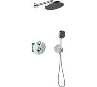 Set rubinetto per vasca e doccia Hansgrohe Ecostat 15758000, soffione doccia Hansgrohe Activera S 28056000, 26888000, 27413000, 01800180, 28276000, 28033000