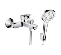 Set rubinetto per vasca e doccia Hansgrohe Logis 71400000, set doccia Hansgrohe Croma 26425400