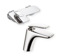 Set rubinetto per vasca e doccia Kludi Balance 524450575, rubinetto per lavabo Kludi Balance 520260575
