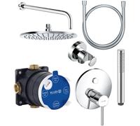 Set rubinetto per vasca e doccia Kludi Bozz 386590576, soffione doccia Kludi A-QA 6432505-00, 88011, 6651405-00, 3912005-00, 610710500, 6054705-00