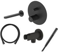 Set rubinetto per vasca e doccia Ksuro 02 13006030, bocca di erogazione per rubinetto Ksuro 02 19000030, 39304300, 37102300, 37200300