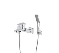 Set rubinetto per vasca e doccia Oltens Hadsel 34006100, supporto per doccetta Oltens Hald 37403100, 37200100, 37111100