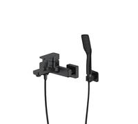 Set rubinetto per vasca e doccia Oltens Hadsel 34006300, supporto per doccetta Oltens Hald 37403300, 37200300, 37111300