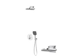 Set rubinetto per vasca e doccia Oltens Hamnes 34106100, soffione doccia Oltens Vann 37008100, 39403100, 37108100, 39304100, 37200100