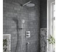 Set rubinetto per vasca e doccia Villeroy & Boch Universal Taps & Fittings TVD00065300061, soffione doccia Villeroy & Boch Universal Showers TVC00040120061, TVD00065100000, TVC00045800061, TVC00045351