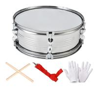 Set Rullante 13 Pollici Con Tracolla Regolabile - Tamburo Marcia a Percussione Con Bacchette Per L'apprendimento E L'esecuzione Della Musica