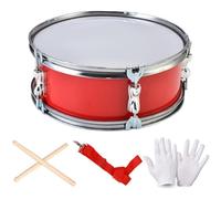 Set Rullante 13 Pollici con Tracolla Regolabile - Tamburo Marcia a Percussione con Bacchette per L'apprendimento E L'esecuzione della Musica
