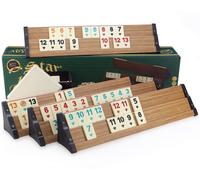 Set Rummy OKEY In Legno Con Pietre In Melamina Plastica OKEY TAKIMI