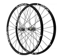 Set Ruote Bici 26 27,5 29 Pollici MTB Freno Disco Ruota Bicicletta Cerchio in Lega 24 Raggi Mozzi Cuscinetti Sigillati per Volano Cassetta 8-12 velocità QR (Color : A-Silver, Size : 27.5inch)