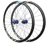 Set Ruote Bici Da Strada 700c Cerchione In Alluminio Ruote Anteriore E Posteriore Bloccaggio Rapido 9x100mm/10x135mm Freno A Disco 24H For Cassetta A 7-12 Velocità