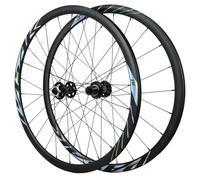 Set Ruote Bici Da Strada 700c Cerchione In Alluminio Ruote Anteriore E Posteriore Bloccaggio Rapido 9x100mm/10x135mm Freno A Disco 24H For Cassetta A 7-12 Velocità