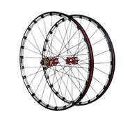 Set Ruote Bici Da Strada Set di ruote for bicicletta da 26/27,5 pollici, ruote MTB, cerchio in lega a doppia parete CNC, mozzo con cassetta, freno a disco, 11 velocità, 24 ore(A,26")