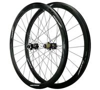 Set Ruote Bici Da Strada Set Di Ruote For Bicicletta, Freno A Disco 700C, Anteriore/posteriore 24 Fori, Cerchio In Lega Di Alluminio A Doppio Strato, Supporto For Cassetta A 7/8/9/10/11/12 Velocità