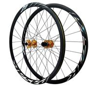 Set Ruote Bicicletta Lega di Alluminio 29 Pollici/700C da Strada Freno A Disco Perno Passante 24H/Ruota Anteriore E Posteriore A Sgancio Rapido Compatibile con Pneumatici 23C-45C