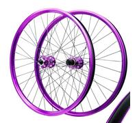 Set Ruote Bicicletta Perno Passante 26/27,5/29 Anteriore 2 Posteriore 4 Cuscinetti Ruote A Sgancio Rapido Freno A Disco Raggi 32H Cerchi A Doppia Parete 7-12 velocità