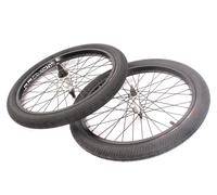 Set Ruote BMX KHE con Cuscinetti Industriali - Pneumatici MAC2, 20", 14mm/10mm