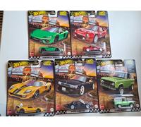 Set ruote calde 2025 Boulevard Mix E Ford Nissan Lamborghini Lotto da 5 (NG57)