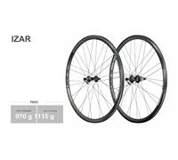 SET RUOTE URSUS IZAR ALLUMINIO NERO V-BRAKE SGANCIO MOZZO R20 SHIMANO 700X23/25