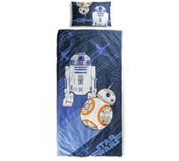 Set sacco a pelo e cuscino Star Wars Droidi - Comodo sacco nanna da viaggio con manico, ideale per gite scolastiche e pigiama party