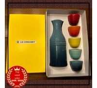 Set SAKE Le Creuset Tokkuri Ochoko colore arcobaleno nuovo CBP