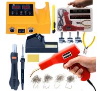 Rosfix Orange Husky OH660 - Set stazione di saldatura 2 in 1, 660 W, Hot-Air, 900 m, per saldatura elettronica e plastica, tecnologia di saldatura con set di accessori