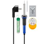 Set saldatore 30W con supporto/punte/stagno 10g e pasta saldante 10g