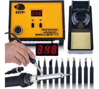 Set Saldatore 937D+ - Punte 900M 10pz LONG-LIFE | 60W | 200-480°C