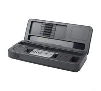 Set saldatore HS-02 con scatola di immagazzinaggio mobile banco da lavoro, temperatura regolabile 100 W 100-450 ° C, riscaldamento interno, alimentatore PD/QC/DC, per alluminio CNC (standard HS-02A)