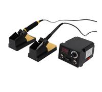 Set saldatore LCD display professionale, saldatore da 80 W, set elettronico, temperatura regolabile da 450 ° a 750 °C, può essere realizzato su materiali infiammabili come legno, zucche e pelle.