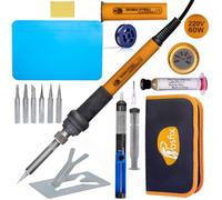 Set saldatore Rosfix Electric S 14 in 1 Premium con saldatore OP60W - precisione, accessori, sicurezza, qualità