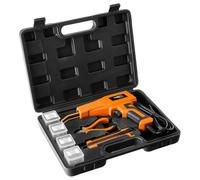 Set saldatori in plastica 50W + 200 pezzi graffette + 19-158