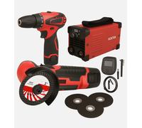 SET SALDATRICE INVERTER 400A MMA IGBT + MINI AVVITATORE + MINI SMERIGLIATRICE