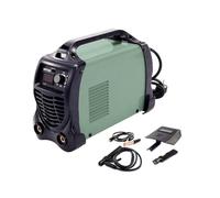 Set Saldatrice MMA Inverter con Accessori, Ideale per Rutili, Basici, Inox, Ghisa - Stabile a Variazioni di Tensione, Per Elettrodi 1.6-4.0mm, Lunghezza Cavi 3m
