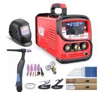 SET Saldatrice TIG DC 200A, Inverter ad Impulsi, MMA Elettrodo 170A | Tokyo 2300