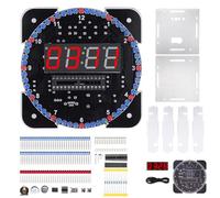 Set saldatura per orologio digitale fai-da-te con display della temperatura e funzione allarme per progetti scientifici e elettronica educativa per uso domestico