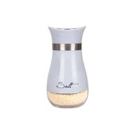 Set sale e pepe in acciaio bottiglia di 2 pezzi | Shaker per condimenti ricaricabili trasparenti per sapere quando riempire gadget da cucina per cucinare a casa picnic