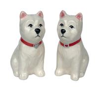 Set sale e pepe in ceramica a forma di cane, eccentrico stoviglie o decorazione per la casa, ottimo regalo per gli amanti dei cani (West Highland Terrier)