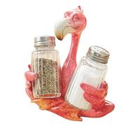 Set sale e pepe in resina Coastal Flamingo Dolphin